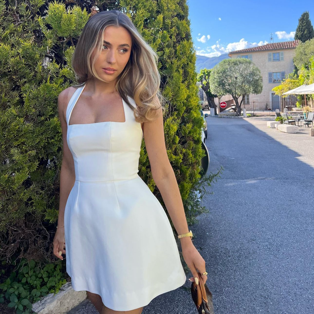ultimate muse structured mini dress The Ultimate Muse Structured Mini Dress Lime Cream