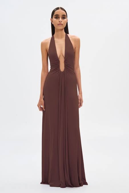 strapless open back dress White Rehearsal Dinner Dress (#FIAMMA) main image 1
