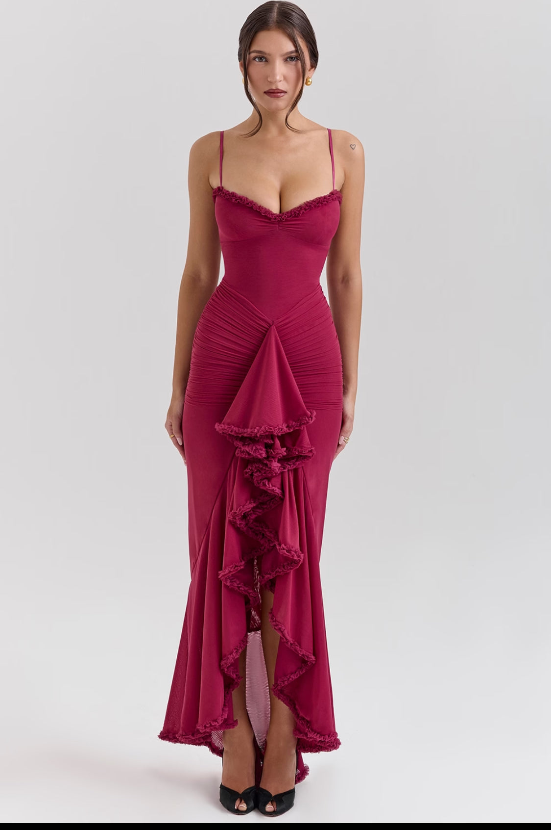 formal cocktail dress Lisa Barron | EVA Silk Sleeve Cocktail Dress